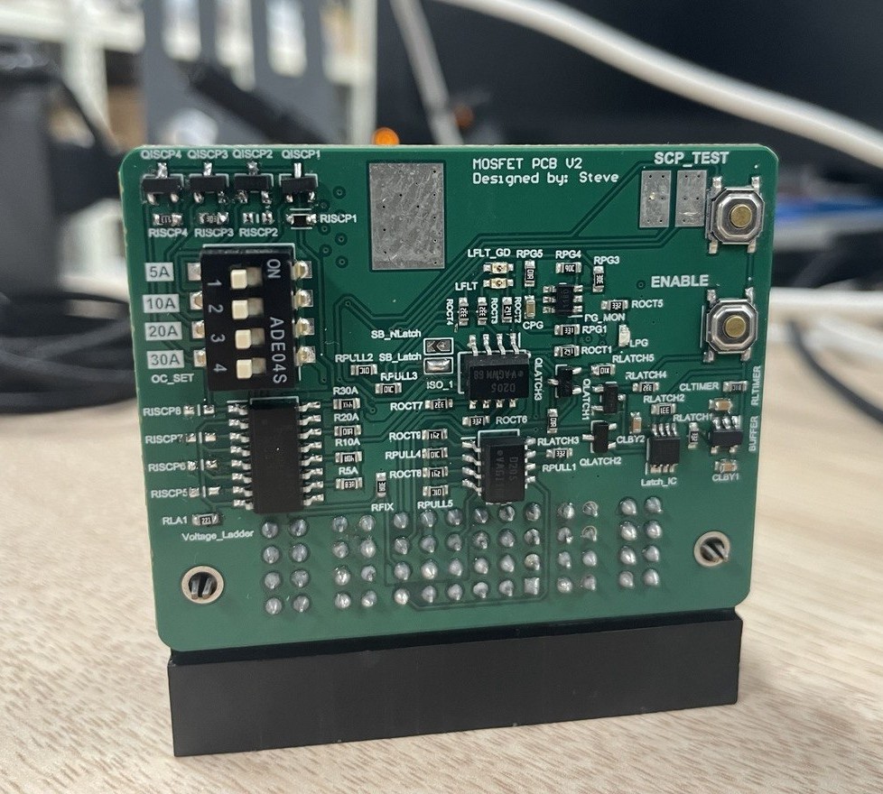 2nd Iteration Relay PCB Back View